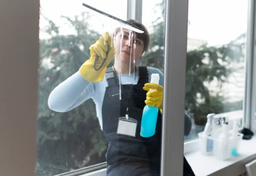 Nettoyage de vitres intérieures et extérieures à Long